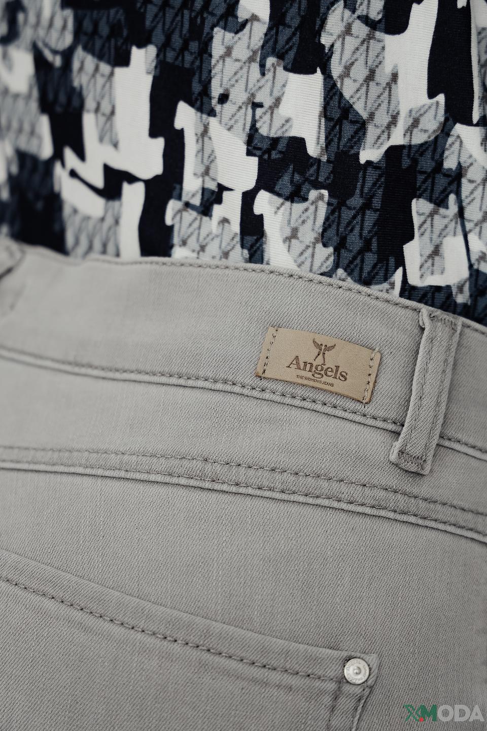 Джинсы Angels серые прямые