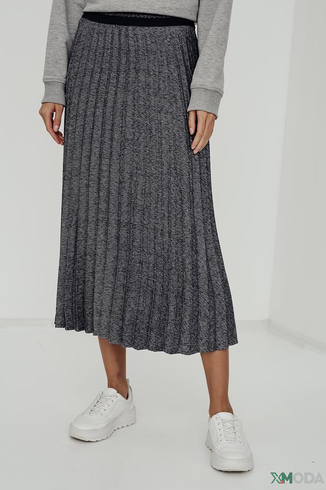 Юбка Taifun плиссе серая