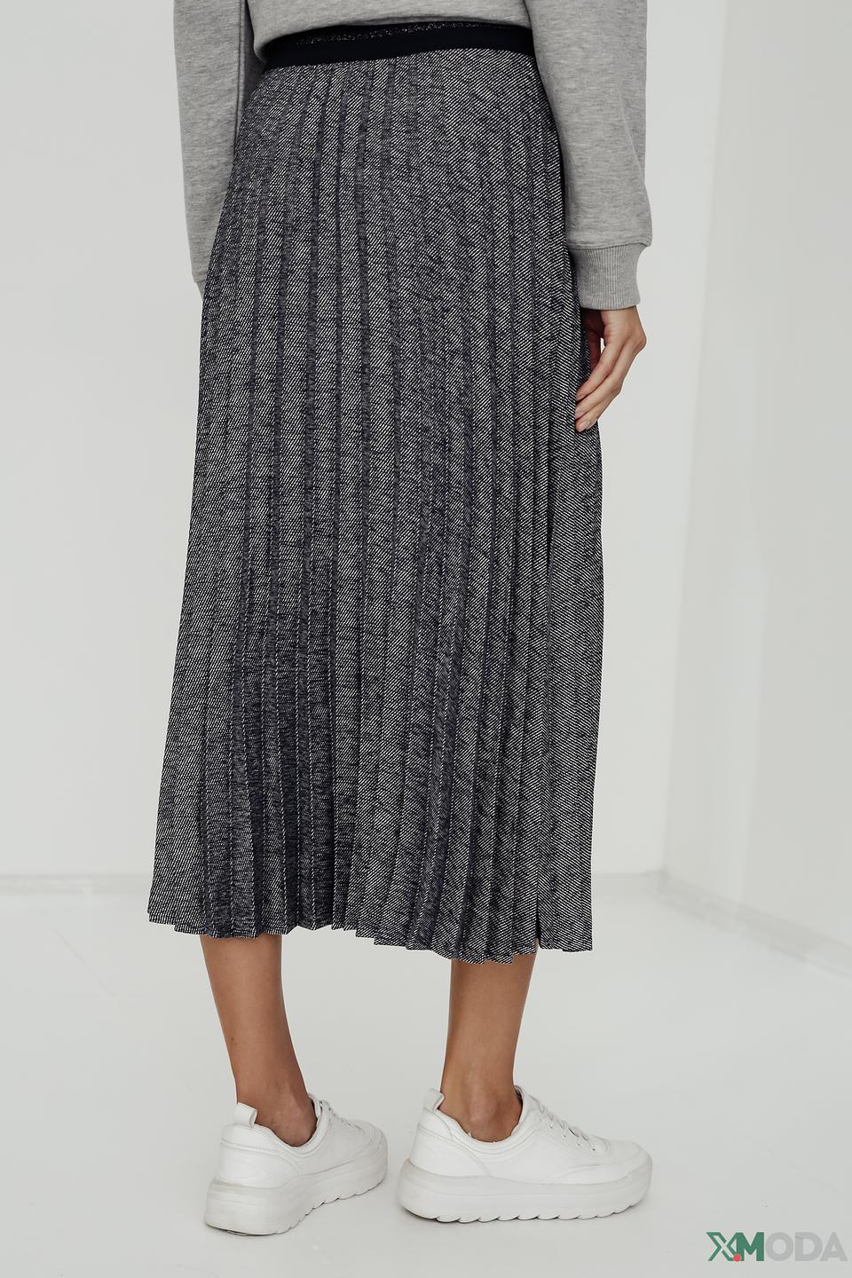 Юбка Taifun плиссе серая