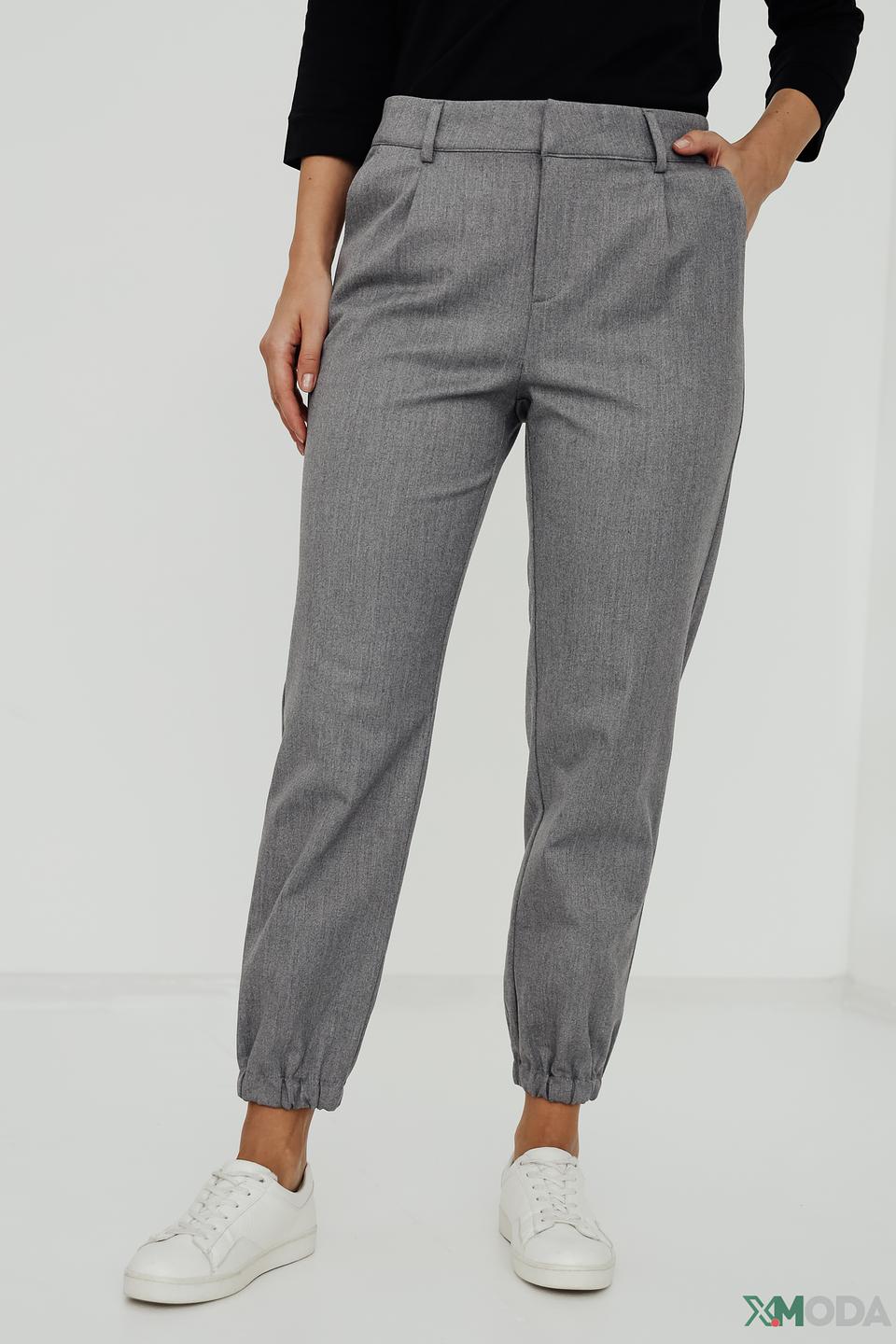 Брюки Monari серые с манжетами