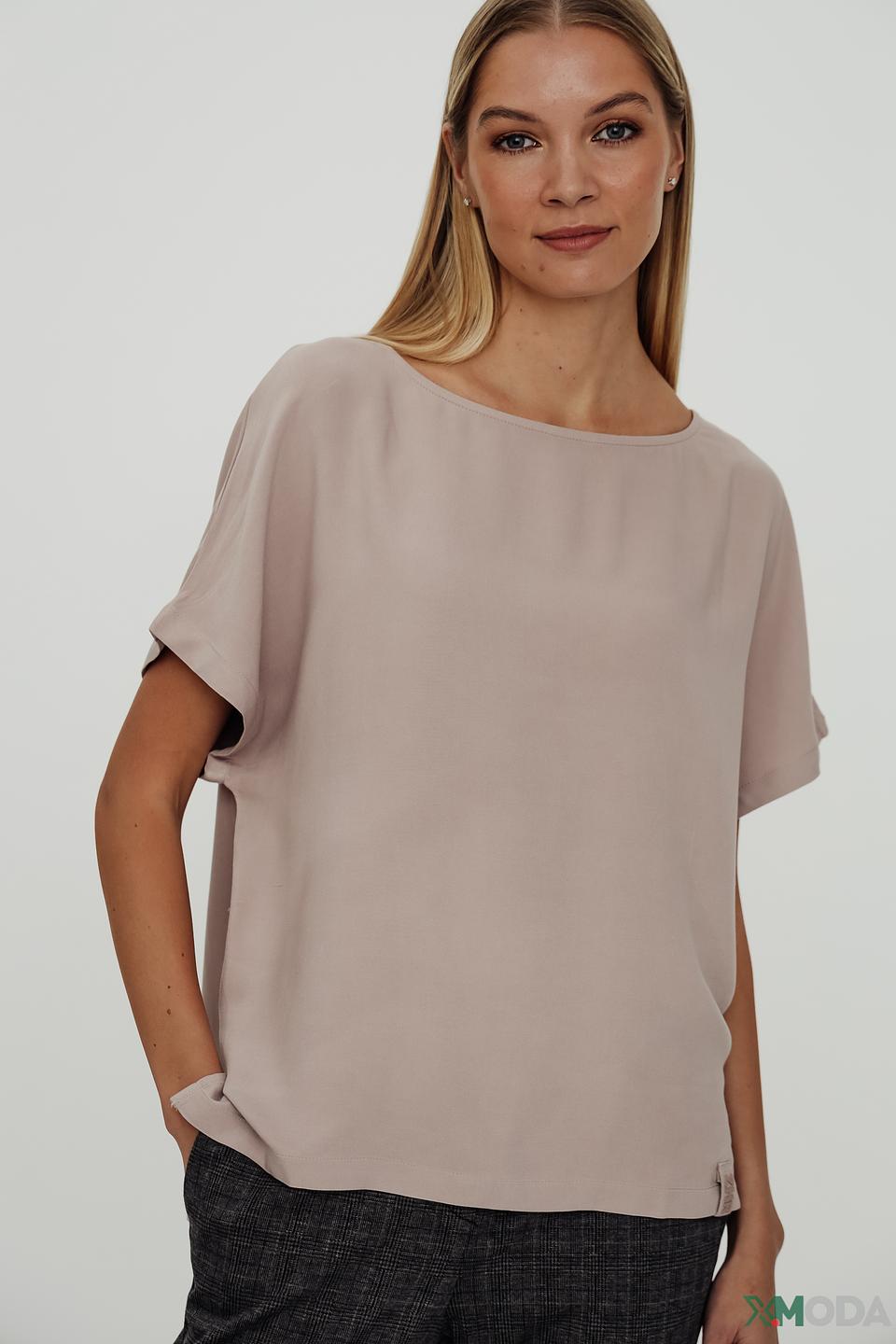 Блуза Zhrill свободного кроя бежевая