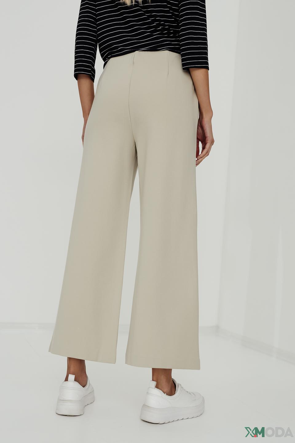 Брюки палаццо Taifun бежевые