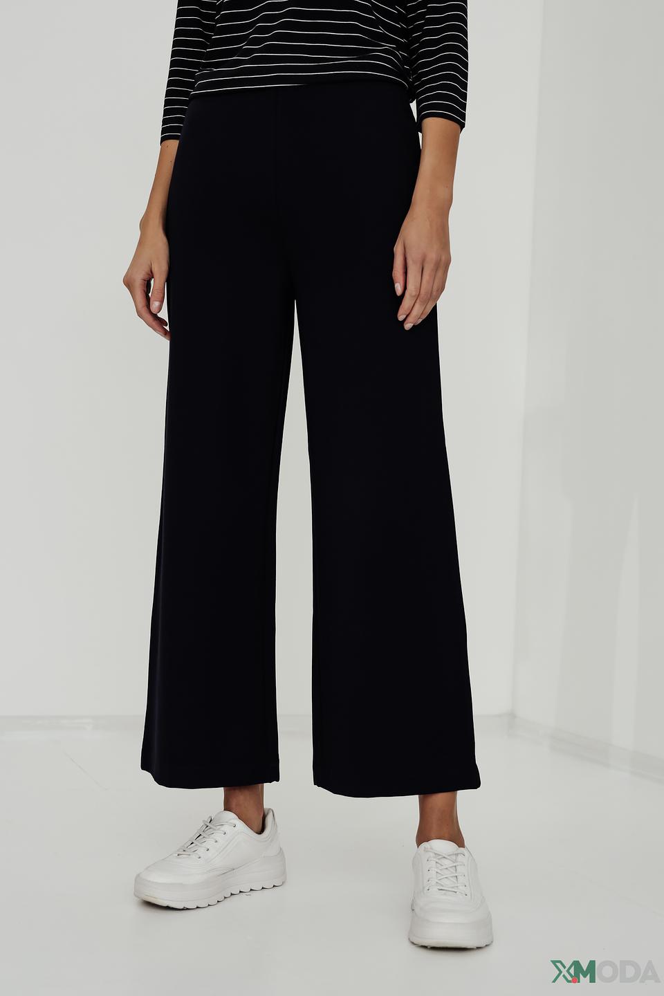 Брюки Taifun палаццо чёрные