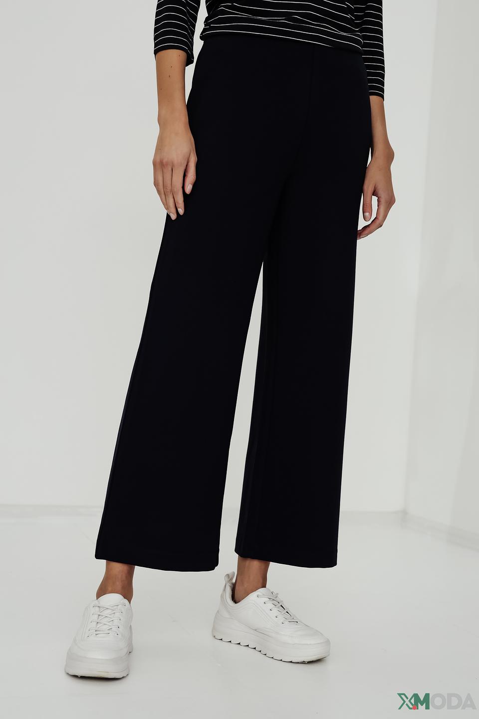 Брюки Taifun палаццо чёрные