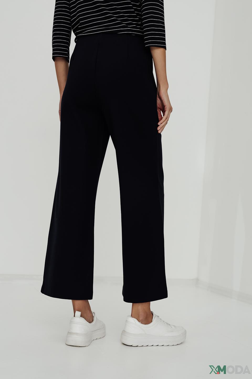 Брюки Taifun палаццо чёрные