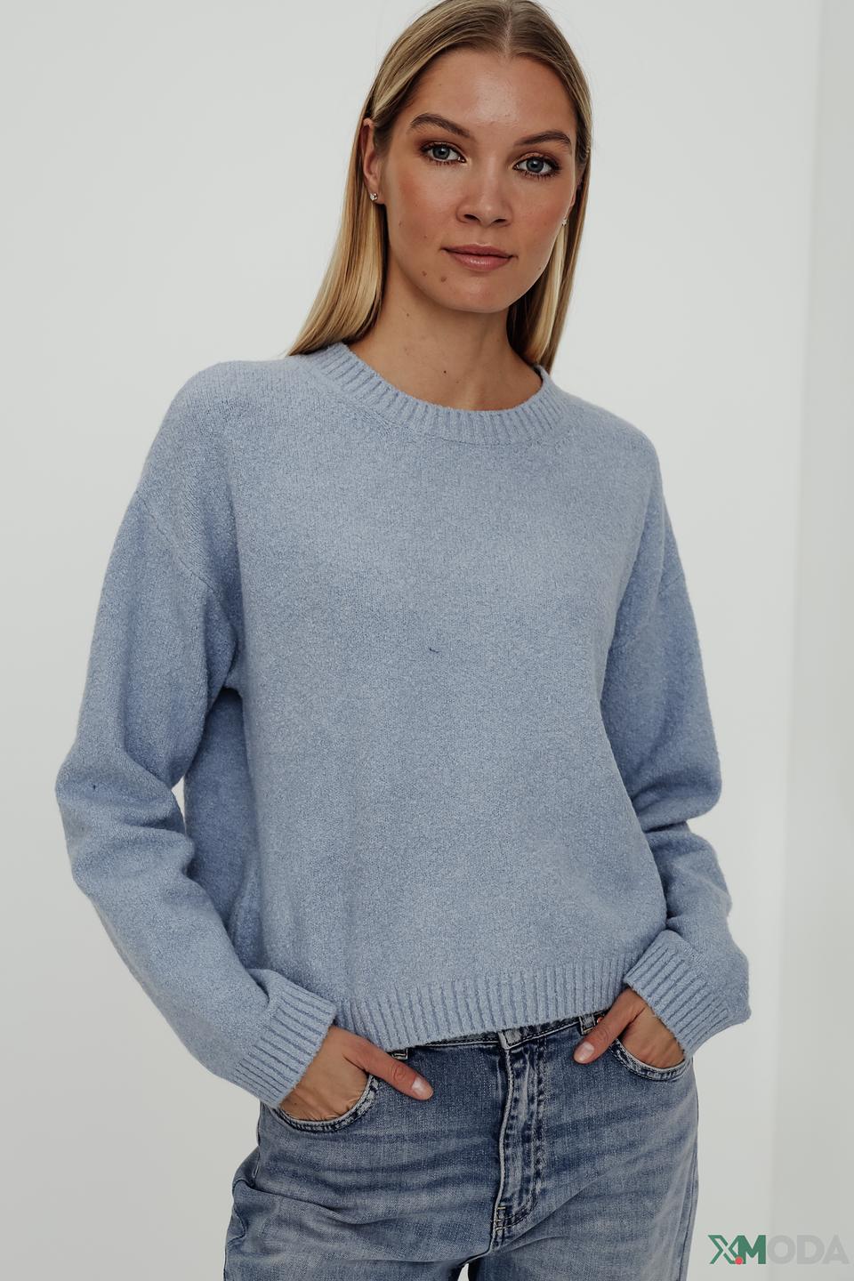 Пуловер Cinque голубой
