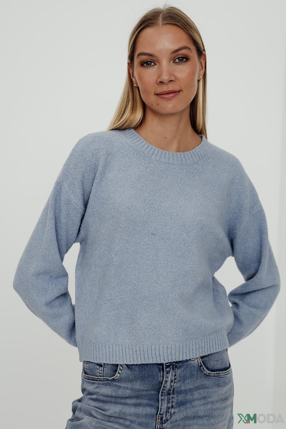 Пуловер Cinque голубой