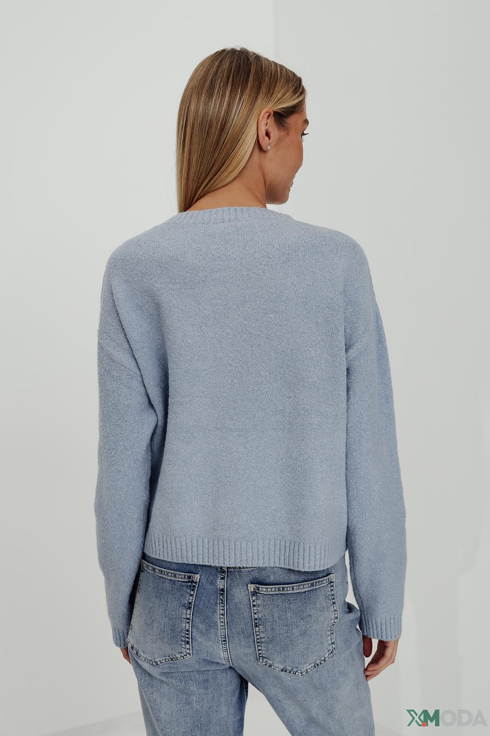 Пуловер Cinque голубой
