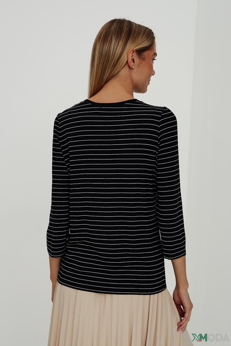 Джемпер Taifun в полоску с надписью