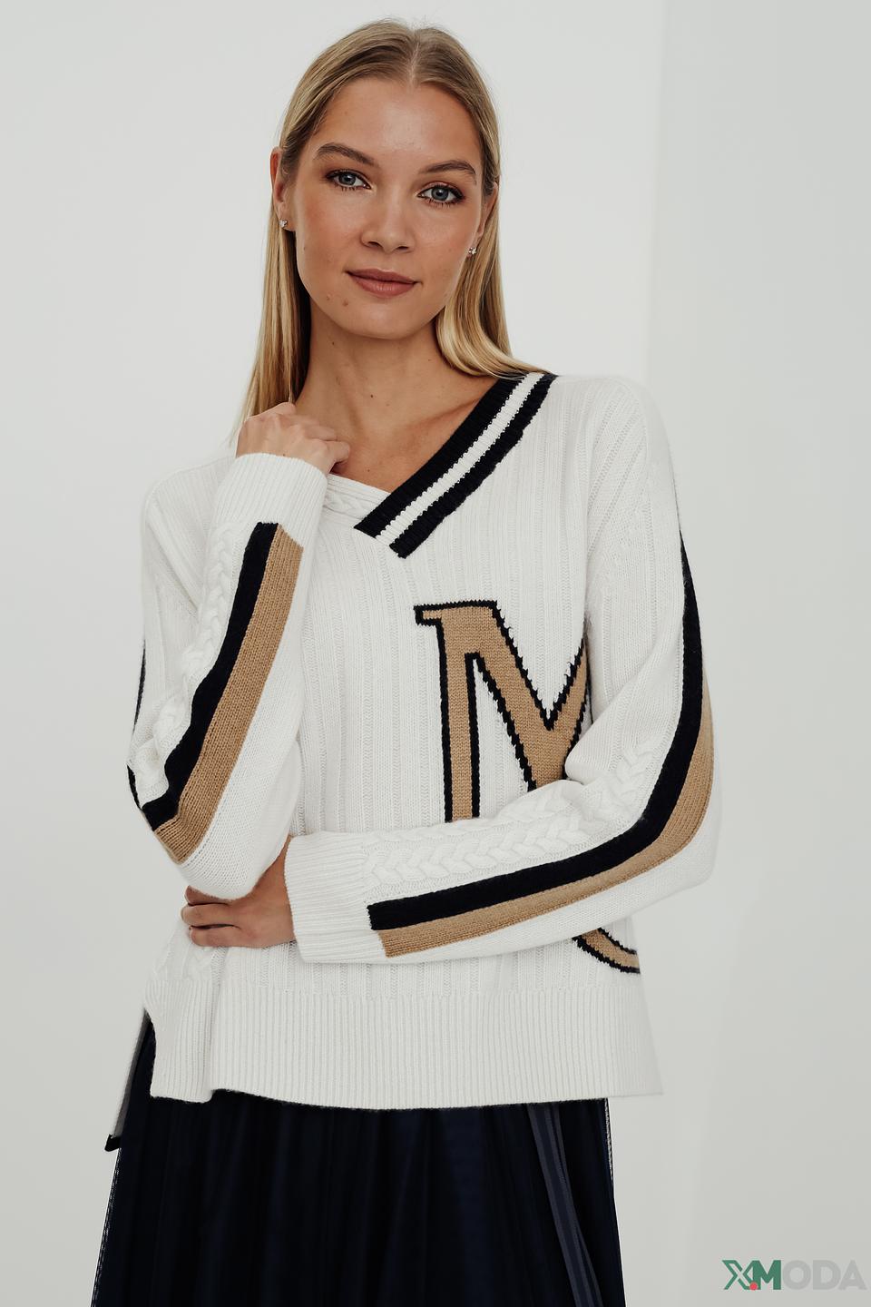 Пуловер Marc Cain с логотипом