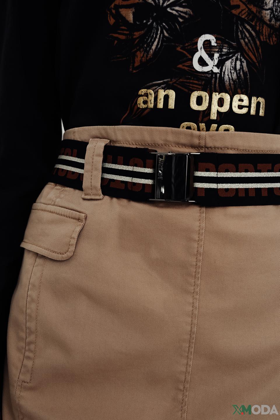 Юбка Marc Cain бежевая с поясом