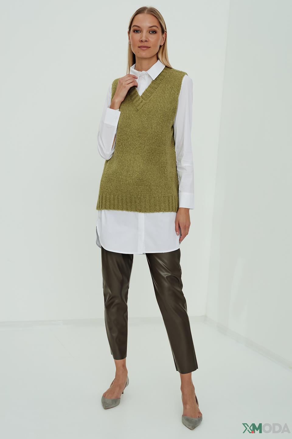 Рубашка Catnoir оверсайз белая