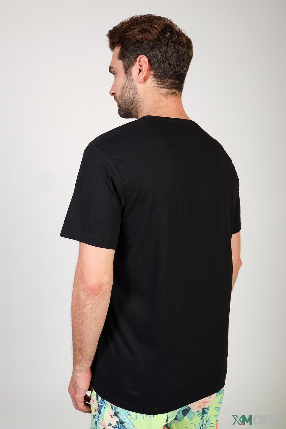 Футболка Boss Business чёрная V-образный вырез