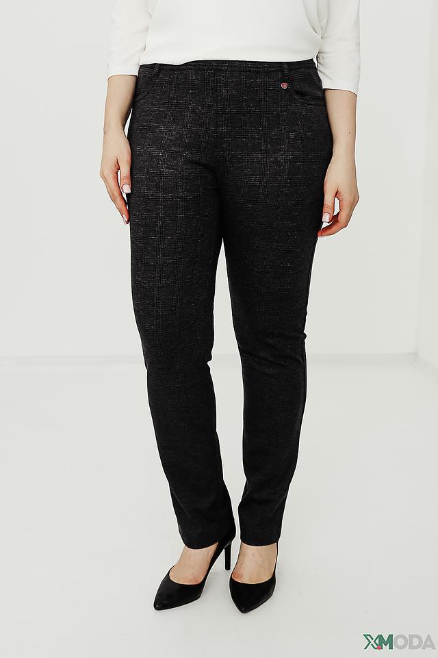 Брюки Relaxed by Toni в клетку черные