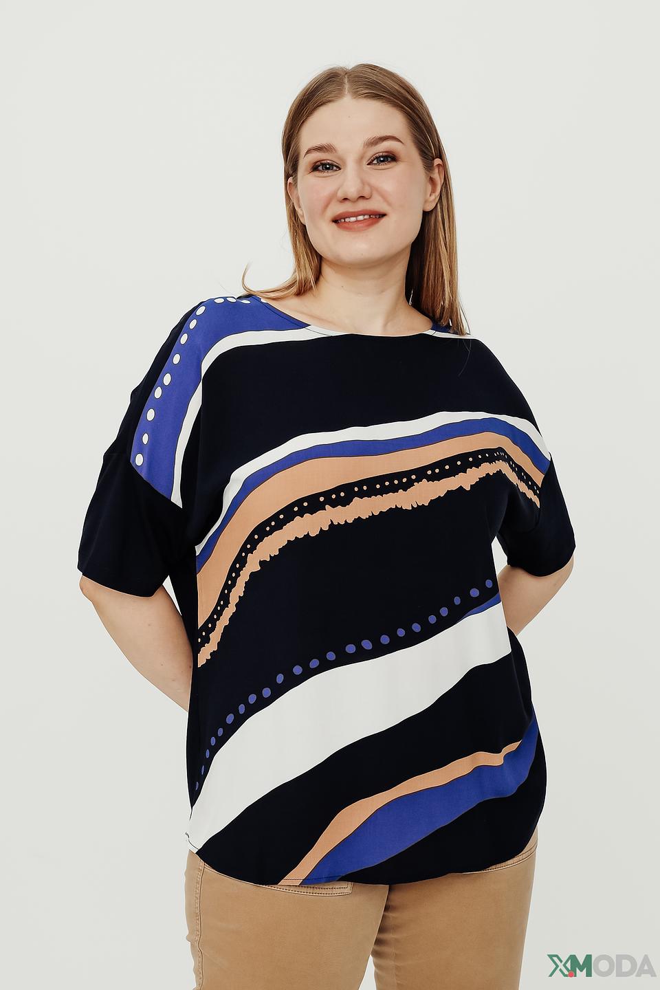 Блуза Via Appia полоска