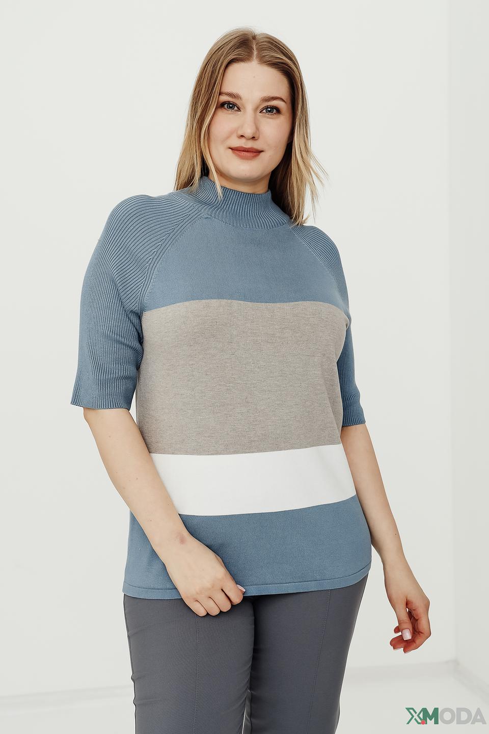 Пуловер Gerry Weber комбинированный голубой