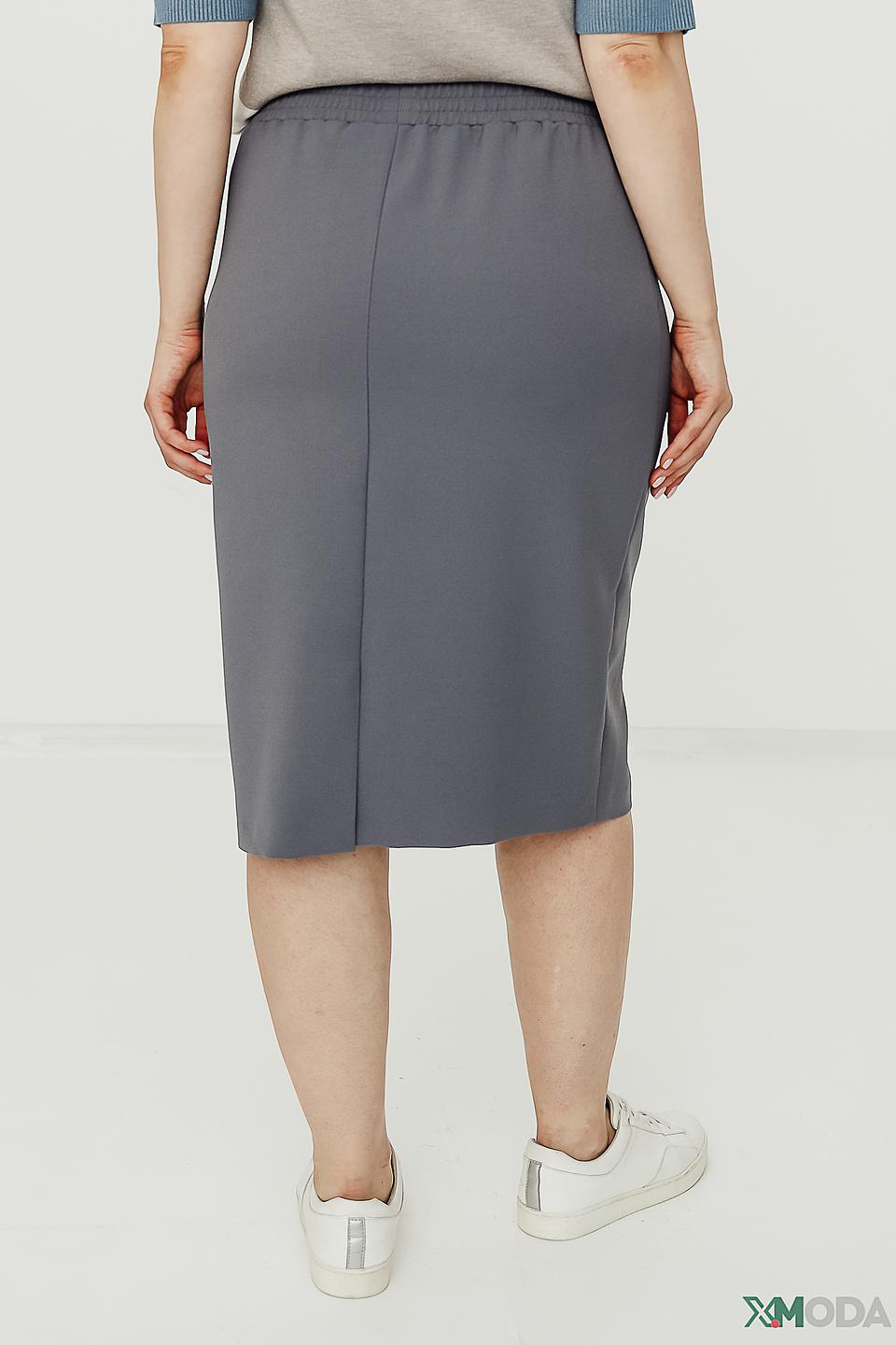 Юбка Frank Walder серая с эластичным поясом