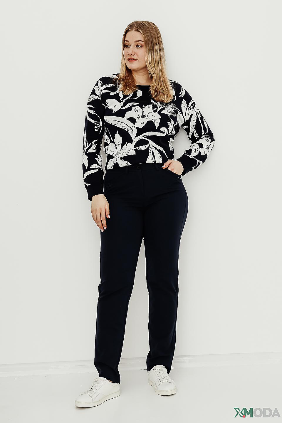 Брюки Frank Walder классические темно-синие