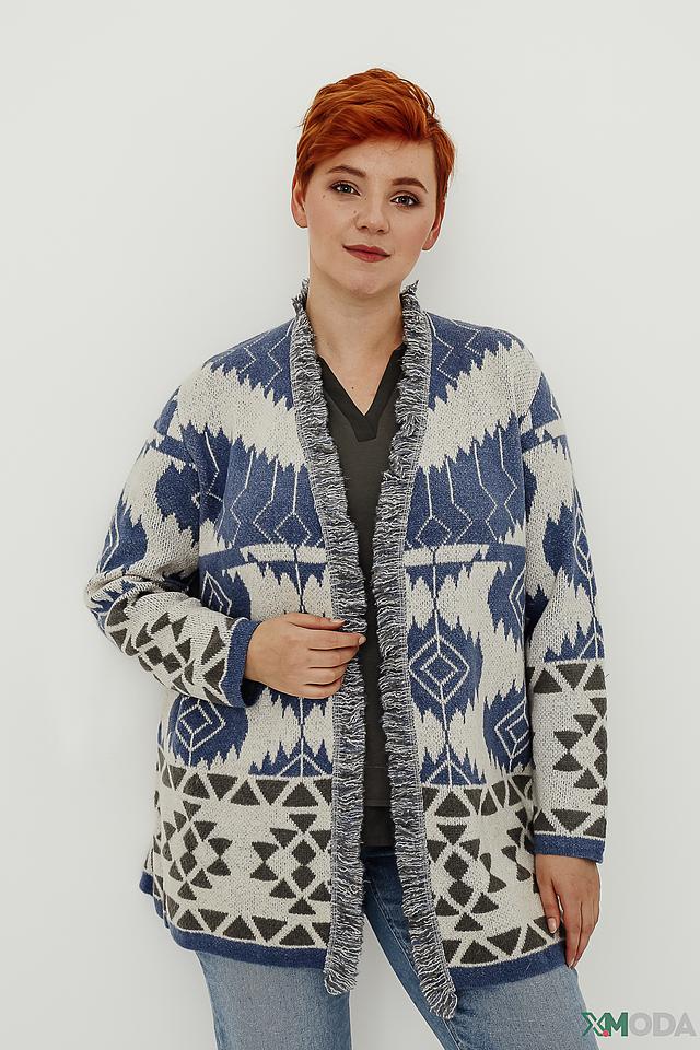 Жакет Frapp вязаный с узором