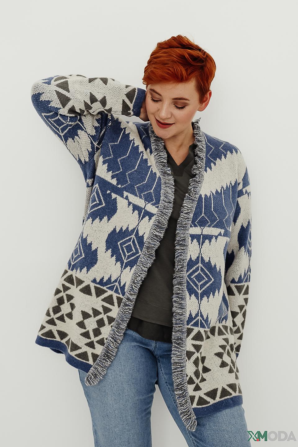 Жакет Frapp вязаный с узором