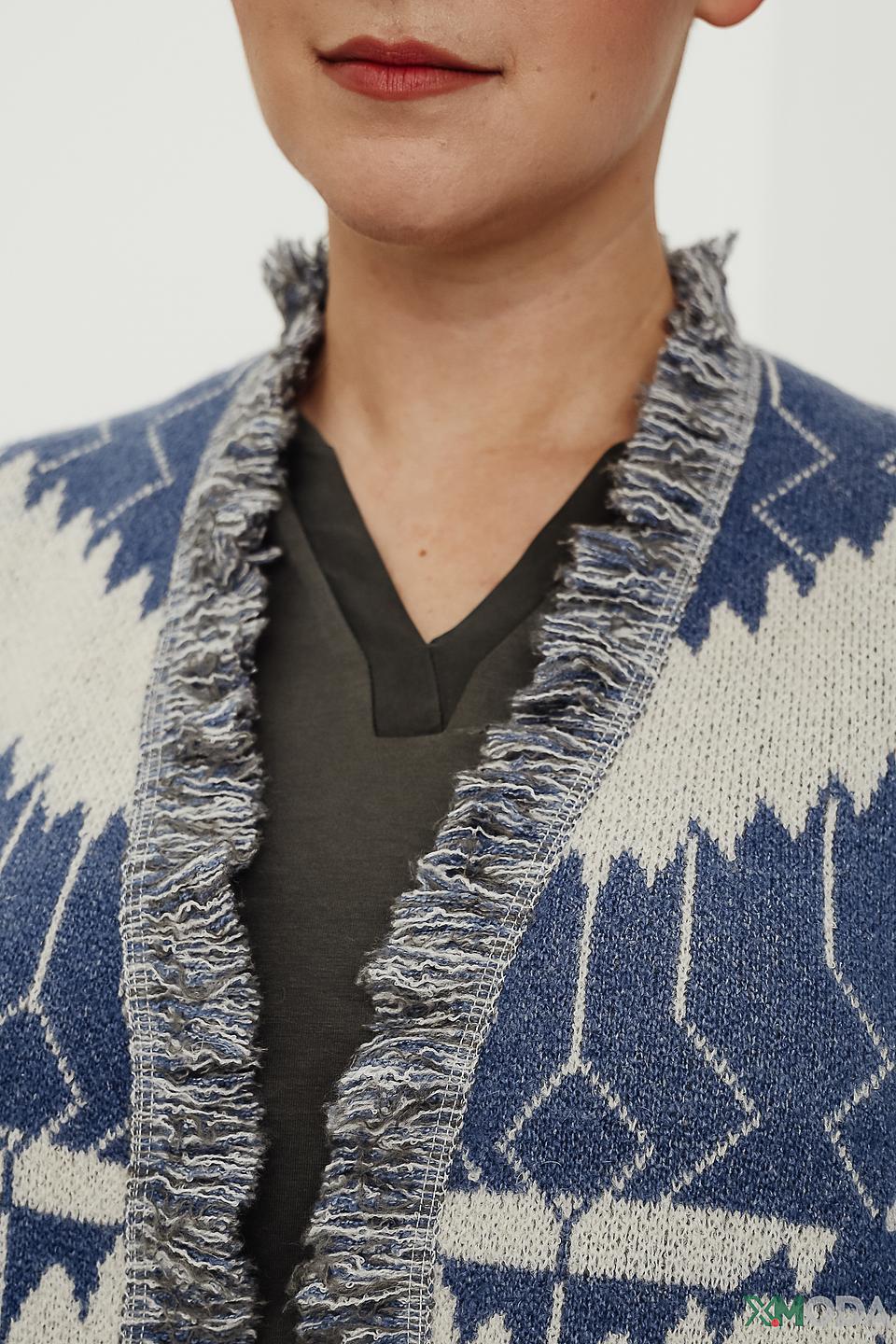 Жакет Frapp вязаный с узором
