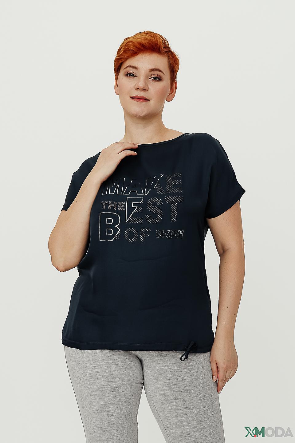 Блуза Gerry Weber с принтом чёрная