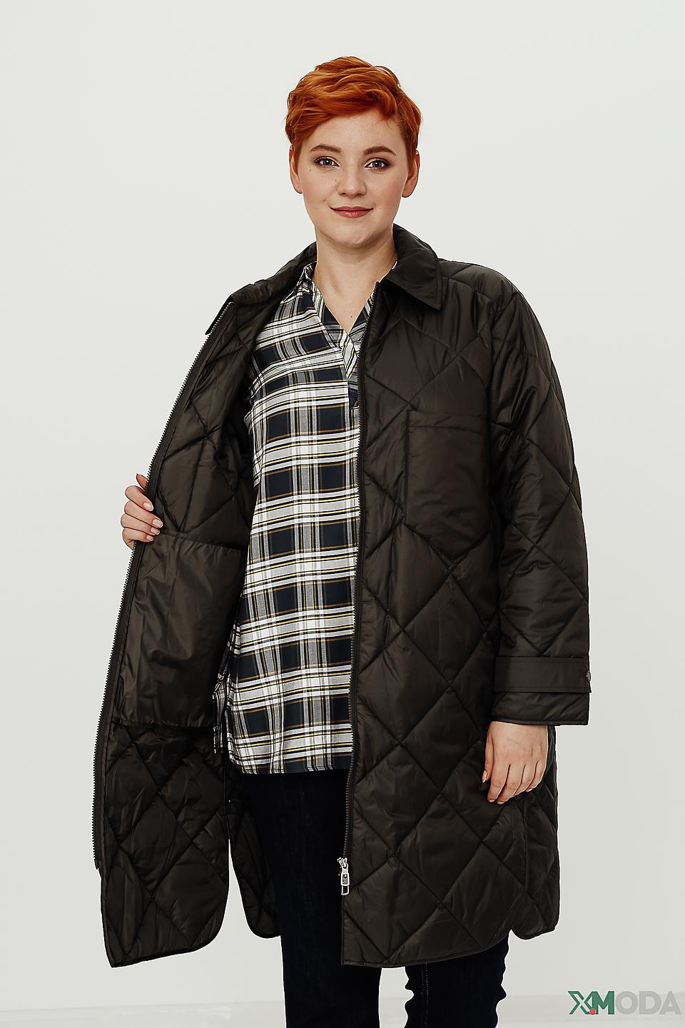 Пальто Gerry Weber стеганое оливковое