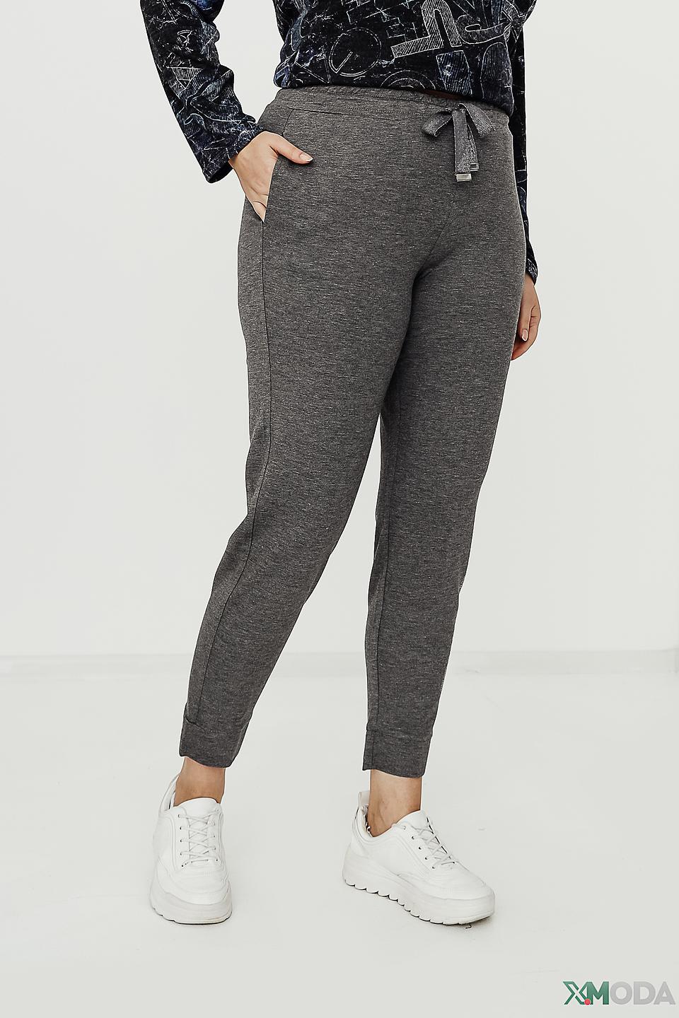 Брюки трикотажные Doris Streich серые