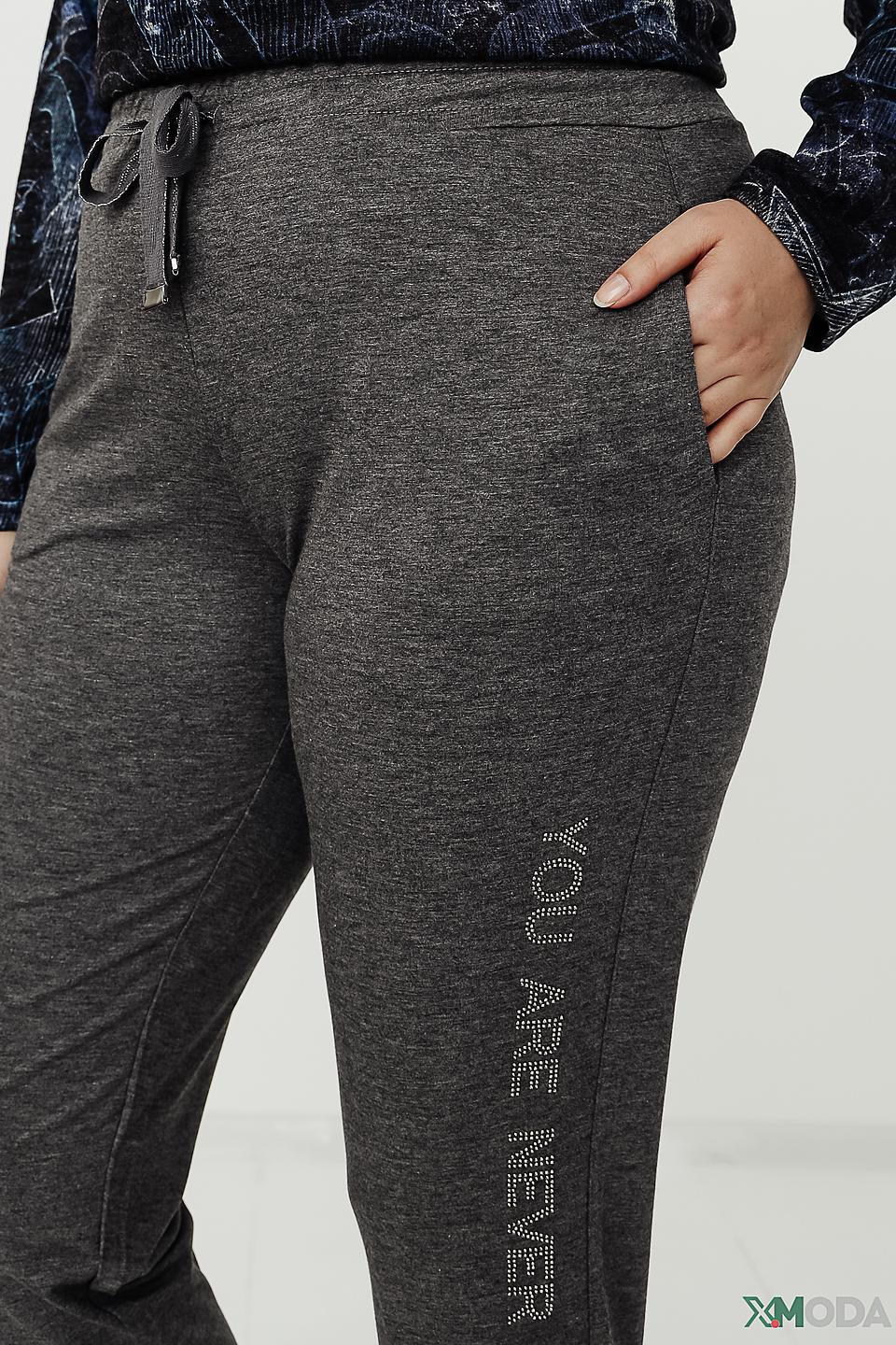 Брюки трикотажные Doris Streich серые