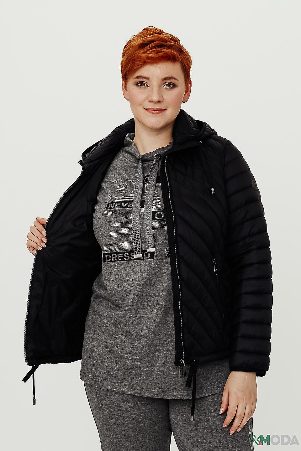 Куртка Lebek стеганая чёрная