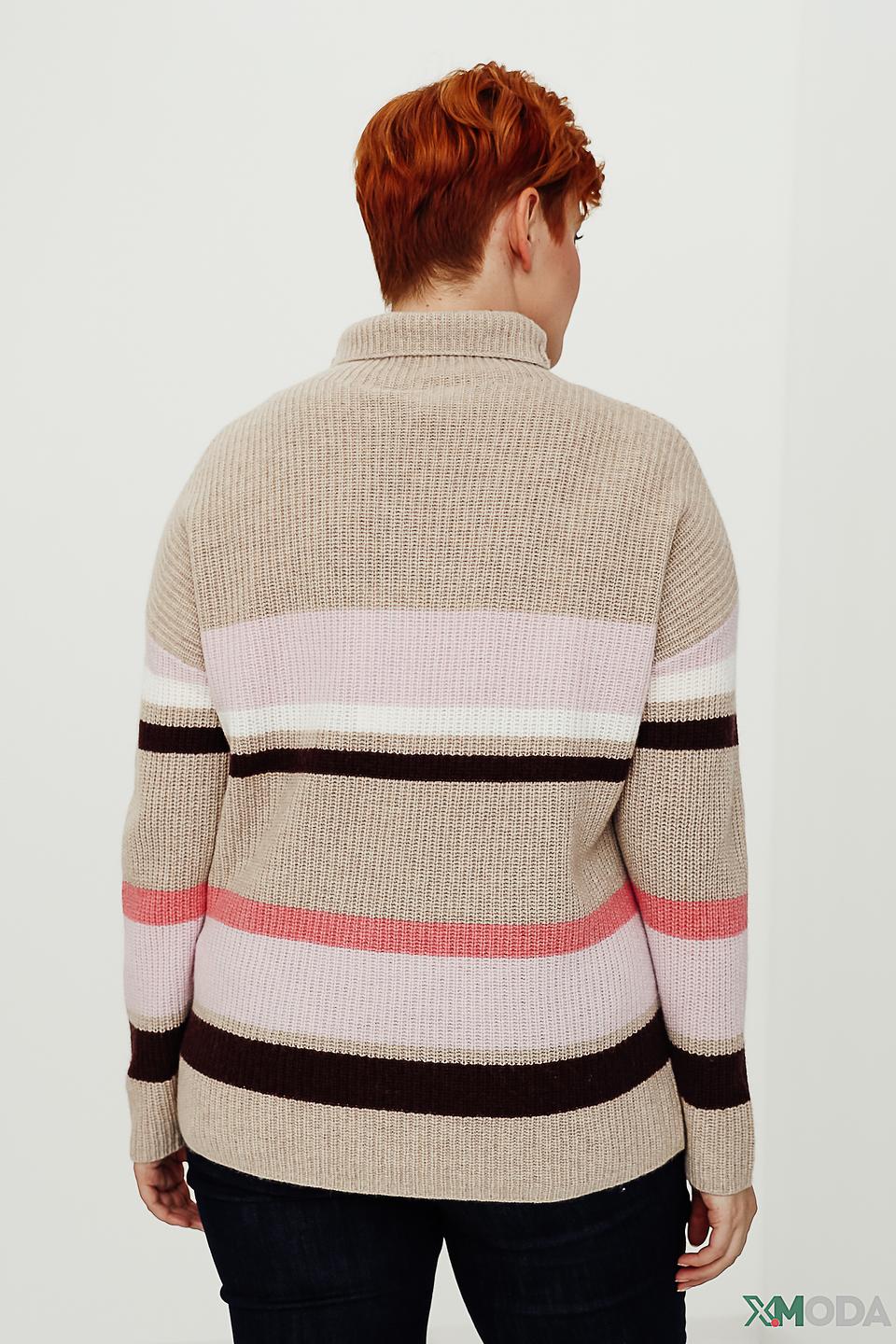 Водолазка Gerry Weber в полоску бежевая