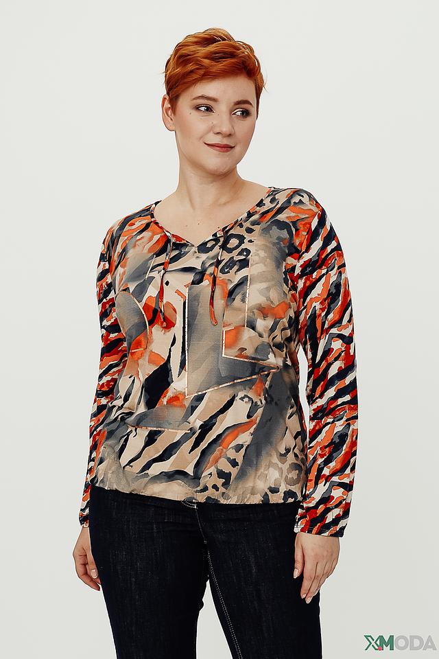 Блуза Lebek с принтом