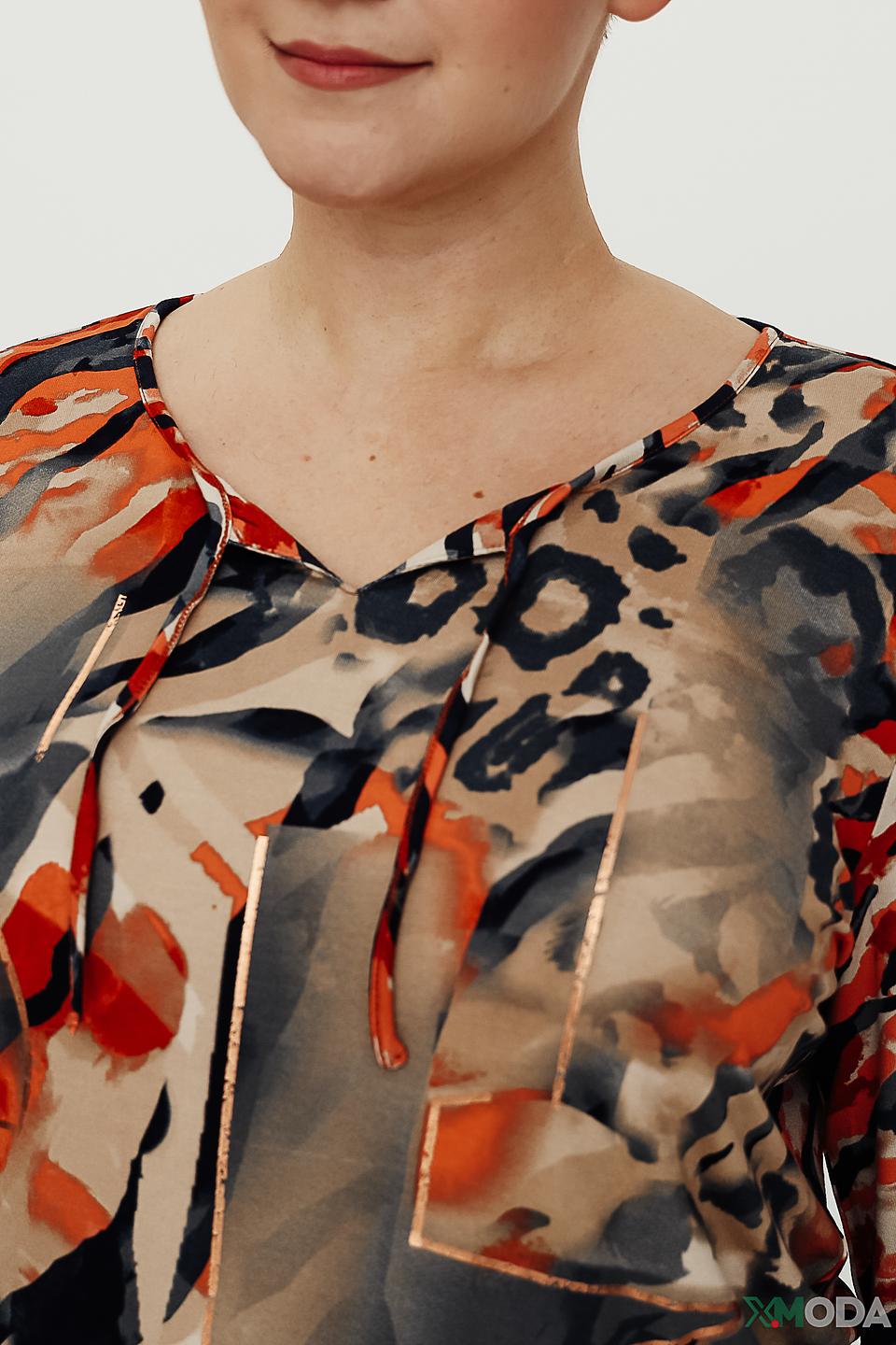 Блуза Lebek с принтом