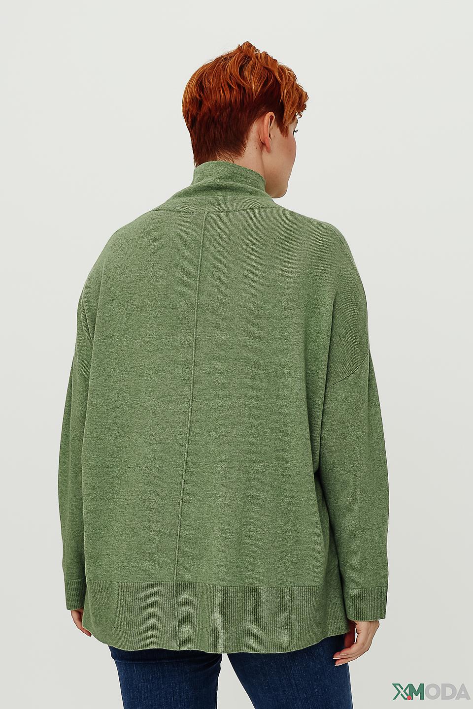 Пуловер Pezzo оверсайз оливковый