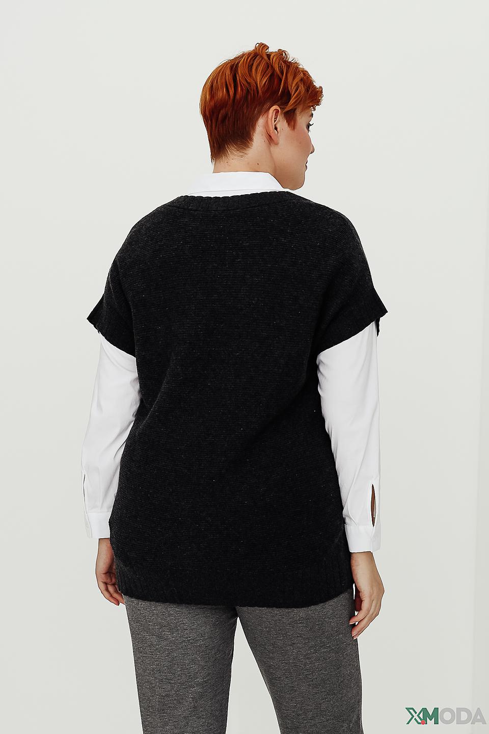 Пуловер Pezzo чёрный без рукавов