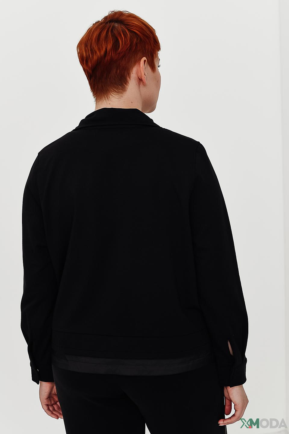 Жакет Samoon чёрный с карманами