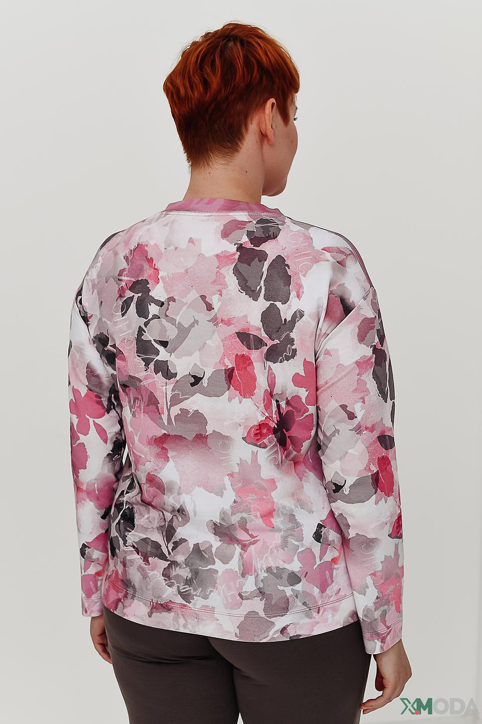 Пуловер Rabe collection с цветочным принтом