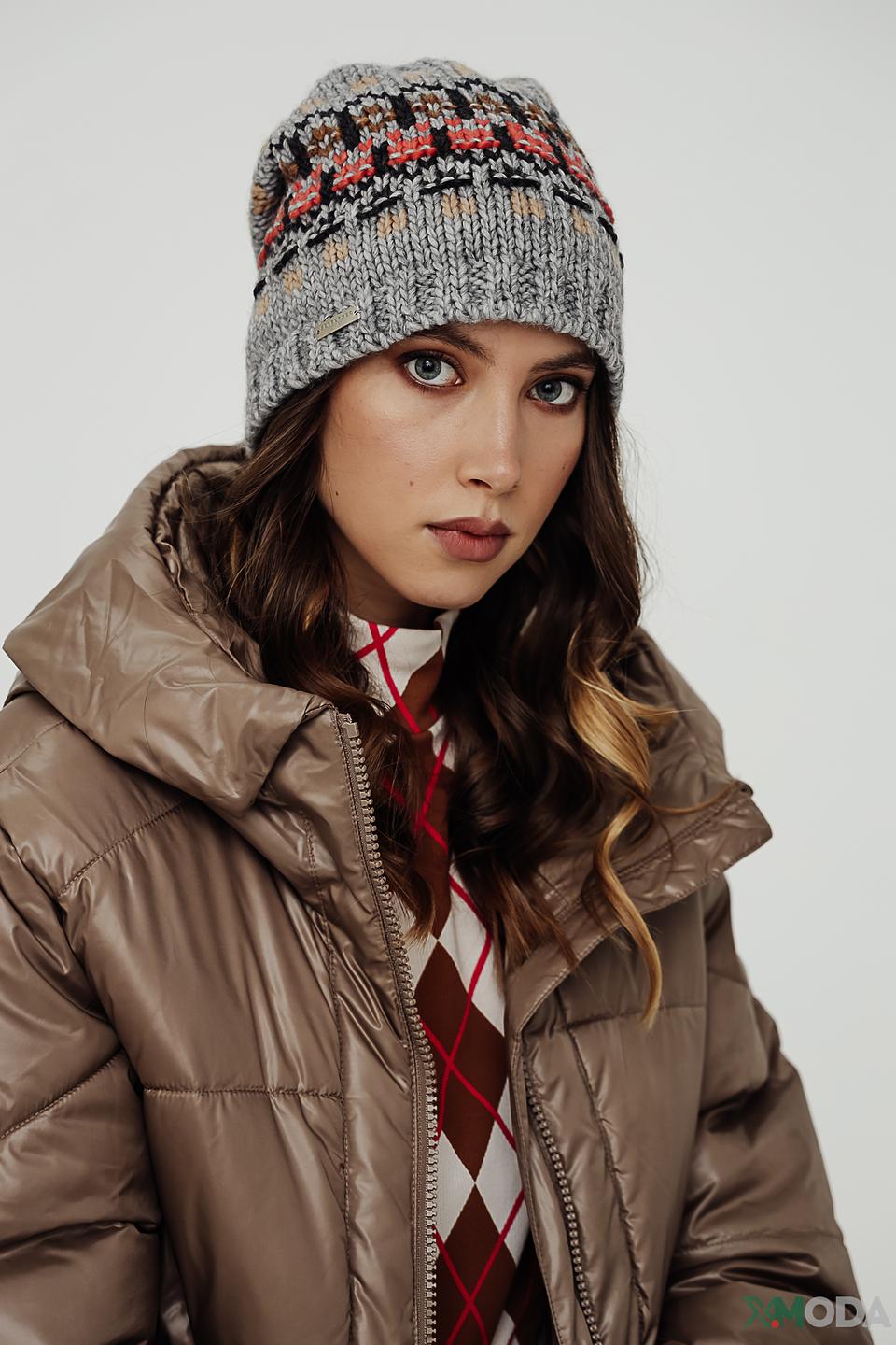 Шапка Seeberger с узором