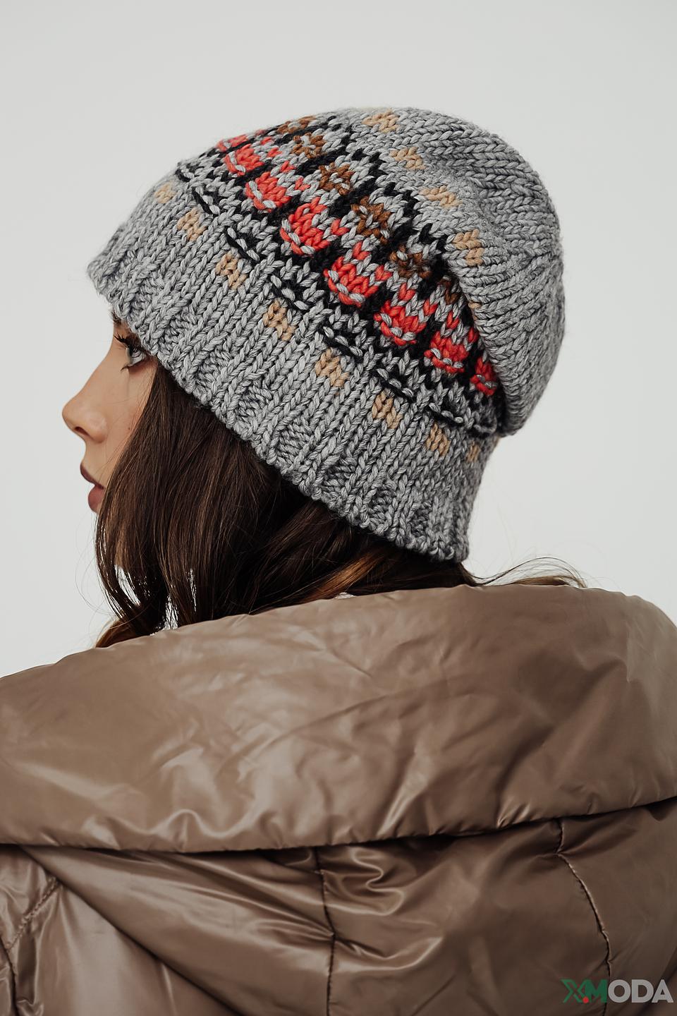 Шапка Seeberger с узором