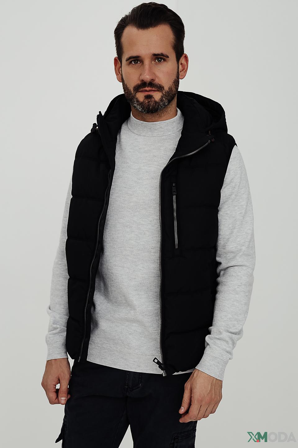 Жилет Bugatti стеганый черный