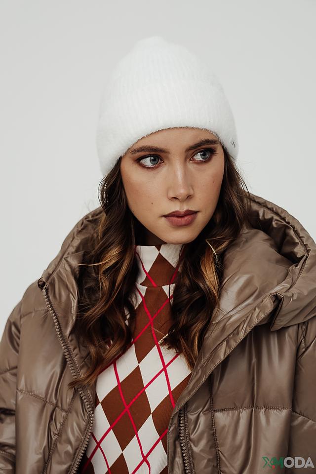 Шапка Wegener вязаная белая