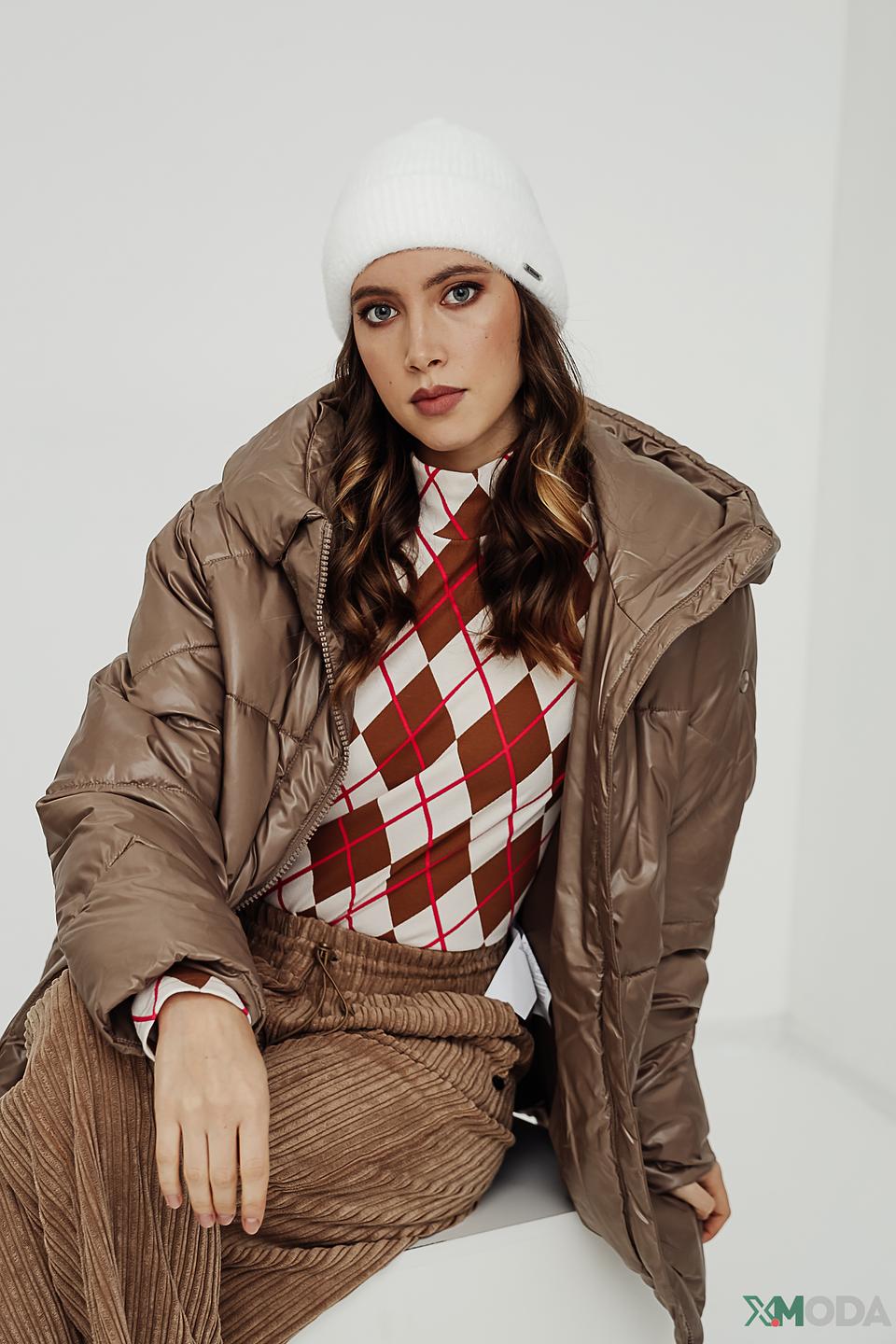 Шапка Wegener вязаная белая