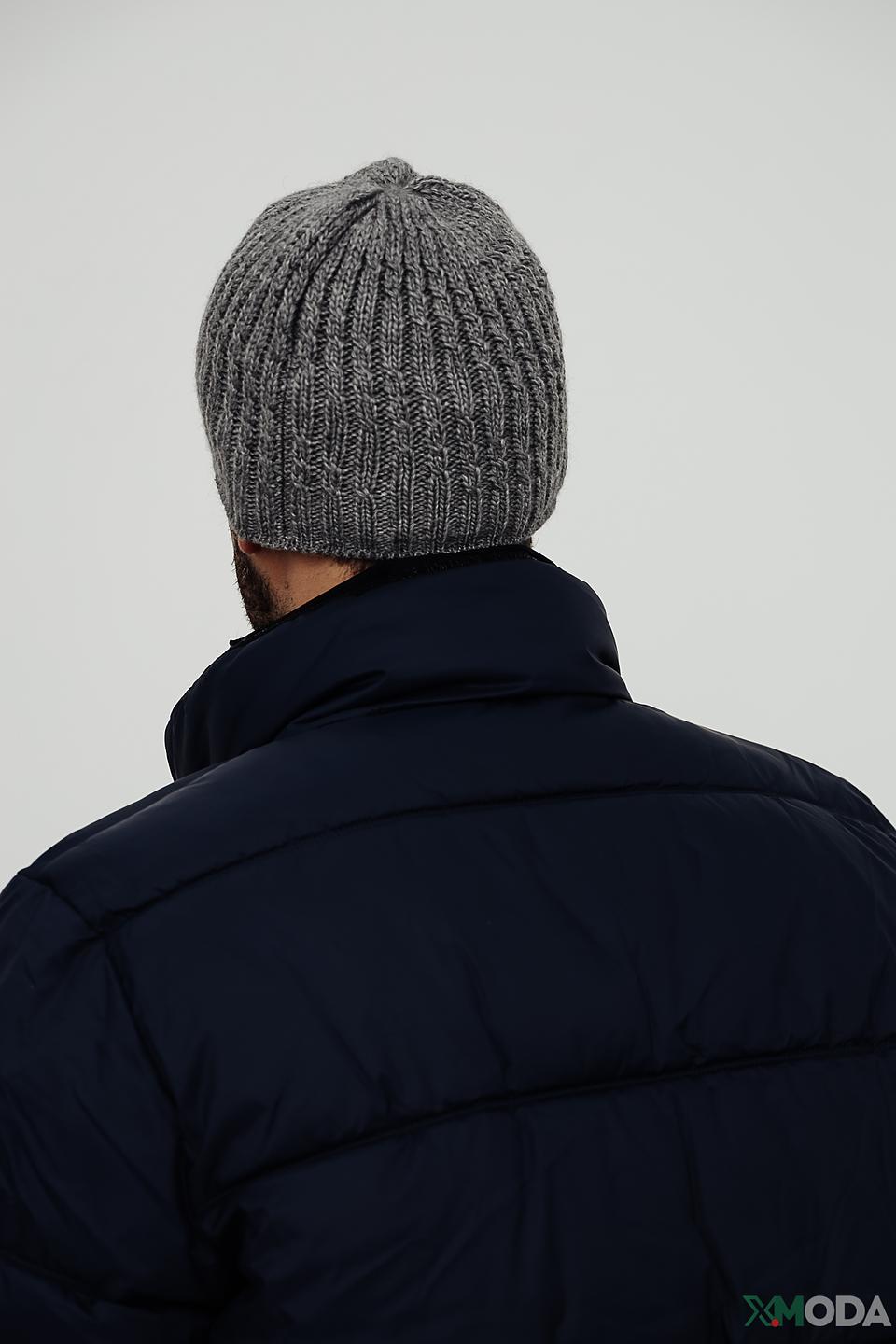 Шапка Bugatti ACC серая