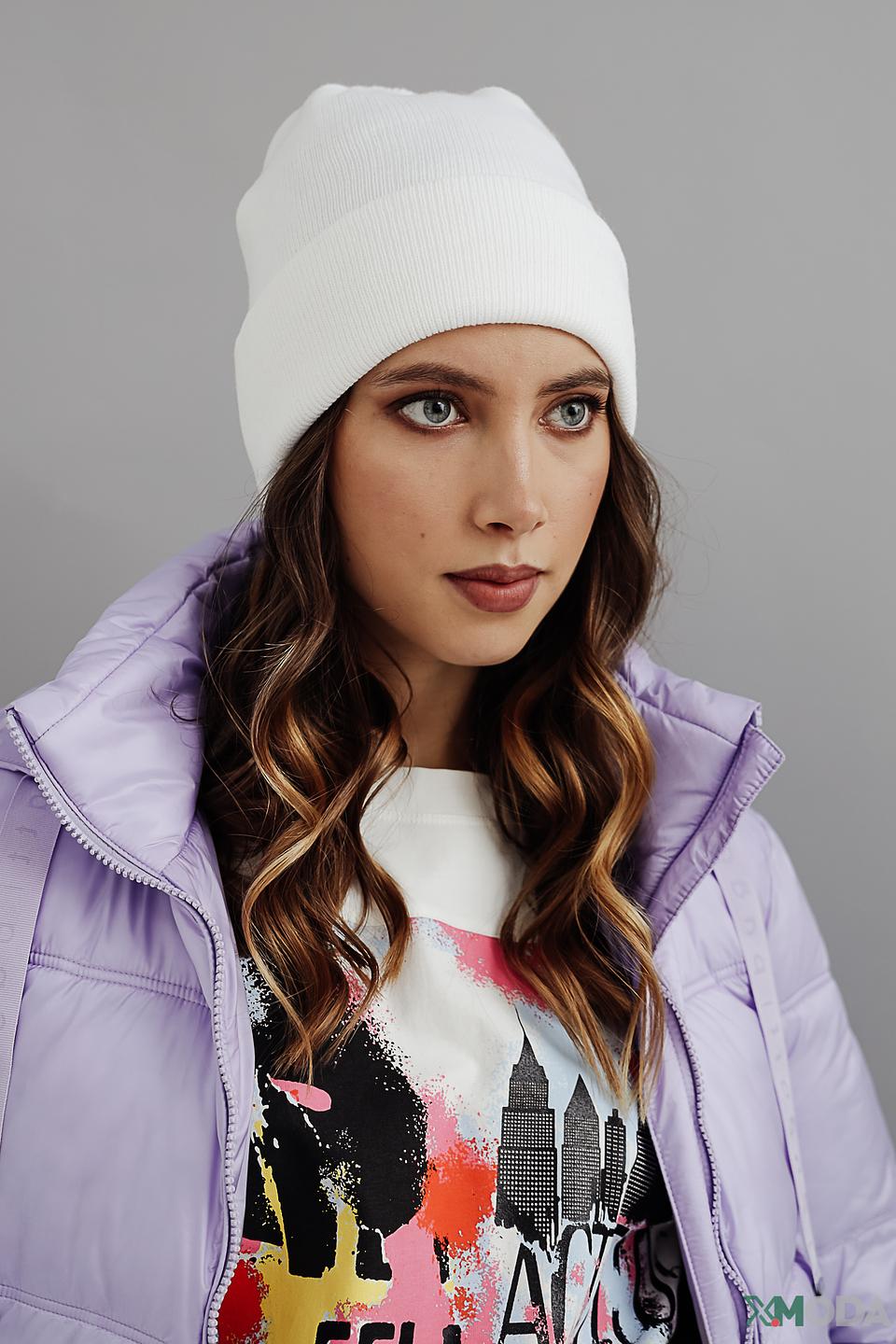 Шапка Wegener вязаная белая