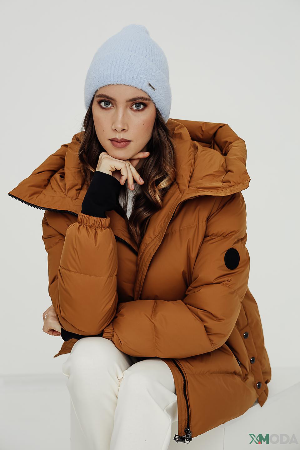 Шапка Wegener вязаная голубая