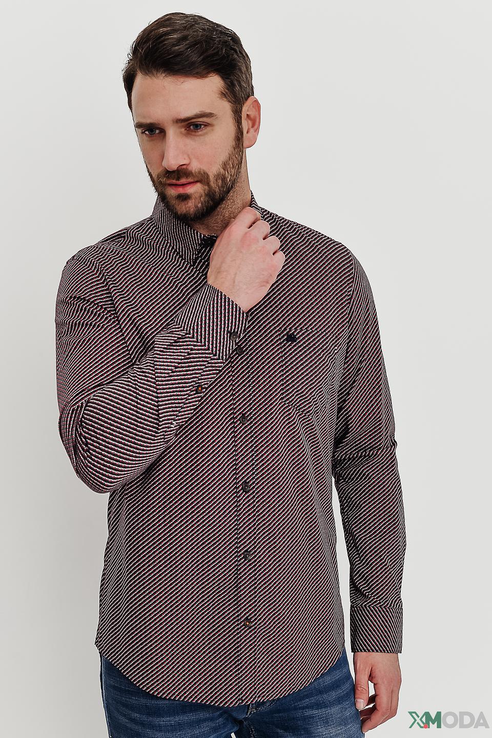 Рубашка Lerros диагональная полоска