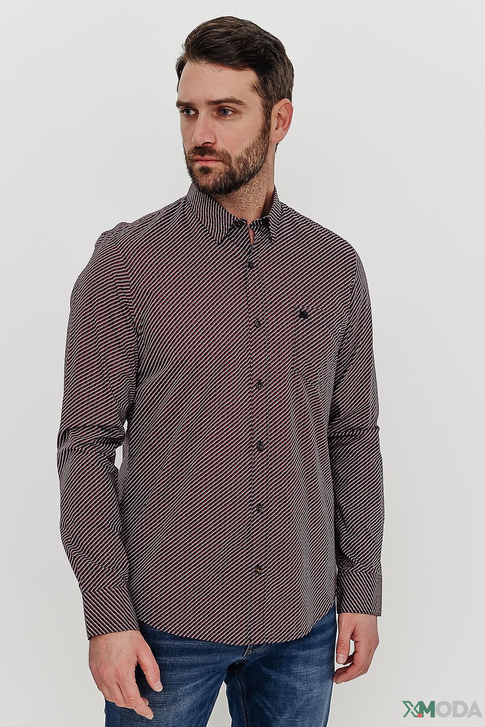 Рубашка Lerros диагональная полоска