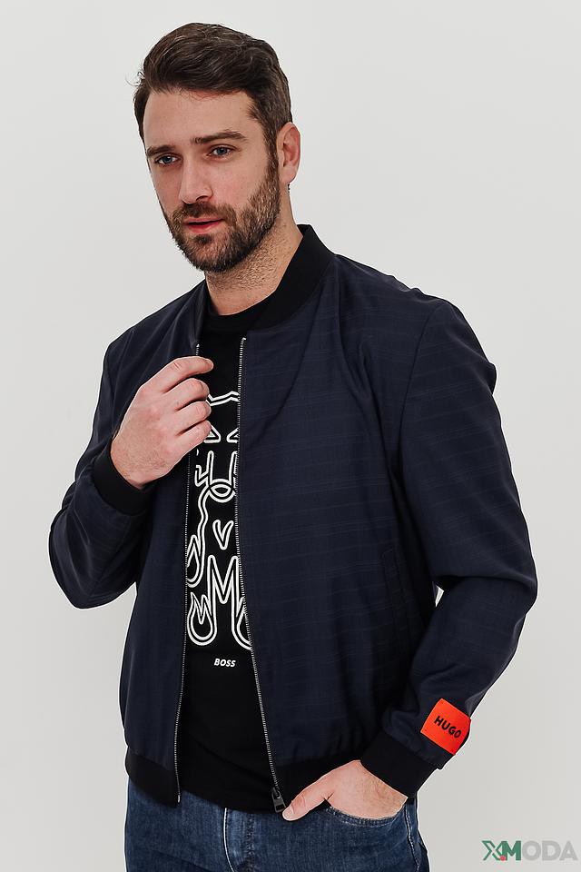 Бомбер Hugo мужской синий
