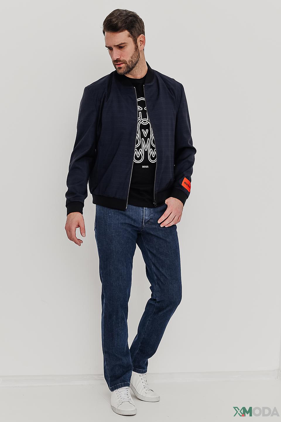 Бомбер Hugo мужской синий