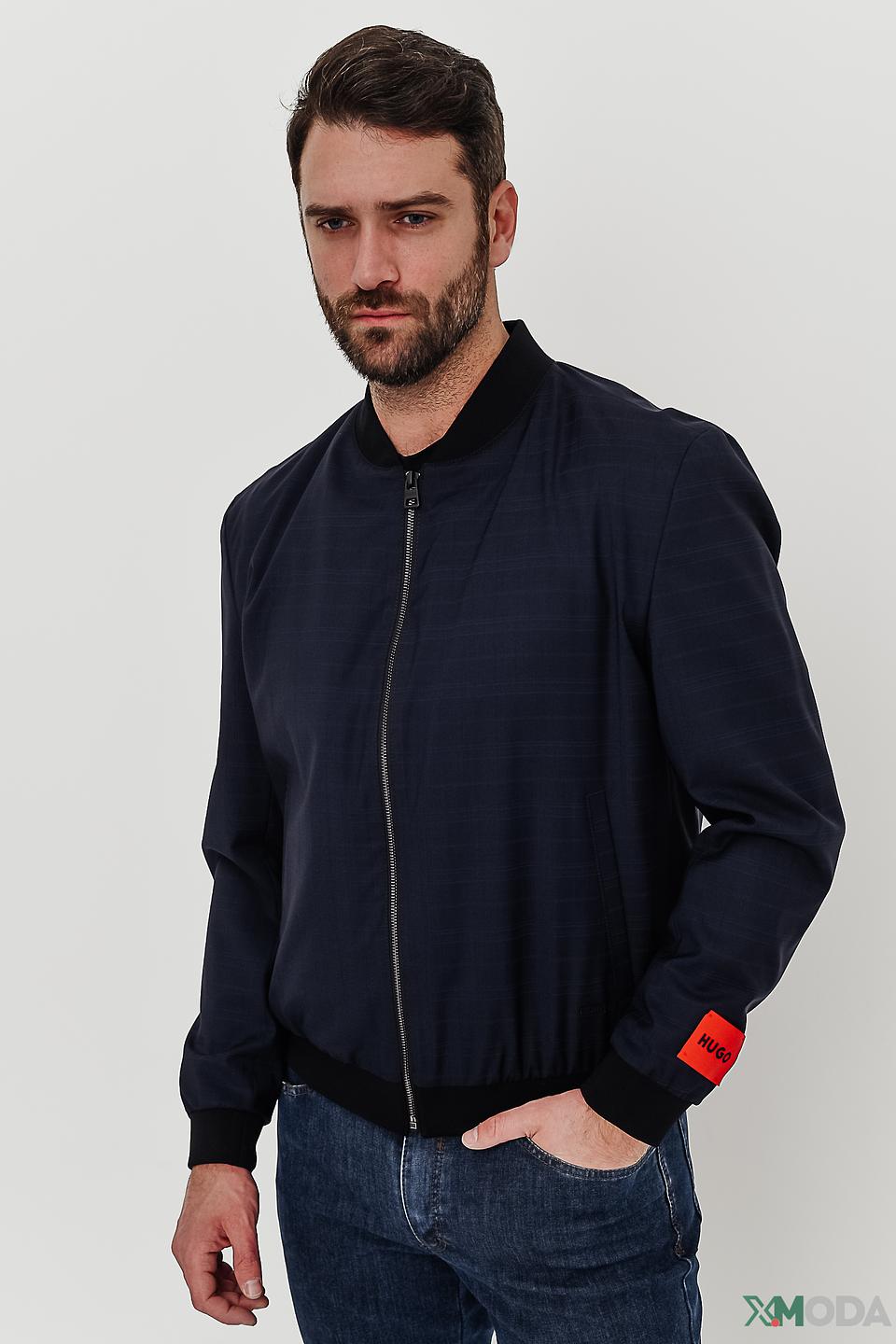 Бомбер Hugo мужской синий